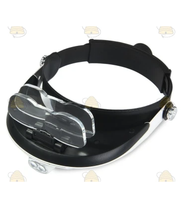 Vergrootglas hoofd (led)