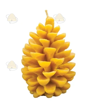 Pigna rotonda grande, stampo in silicone per candele