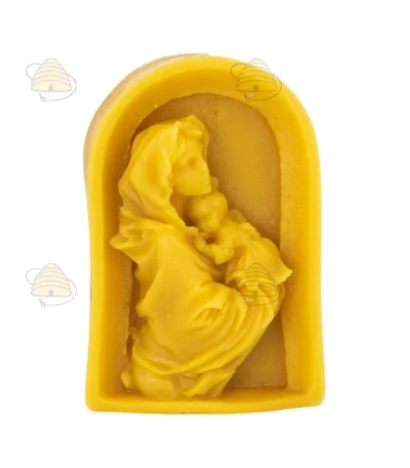 Photo of the Virgin Mary, silicone candle mold