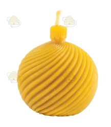 Pallina di Natale a spirale, stampo in silicone per candele