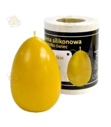 Huevo de Pascua liso, molde de silicona para velas
