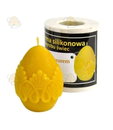 Huevo con relieve, molde de silicona para velas