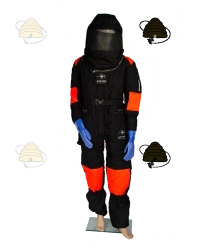 Aziatisch hoornaar pak - Zwart professioneel