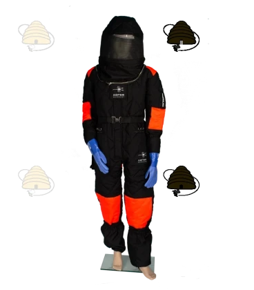 Aziatisch hoornaar pak zwart - Professioneel