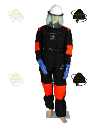 Aziatisch hoornaar pak zwart - Professioneel