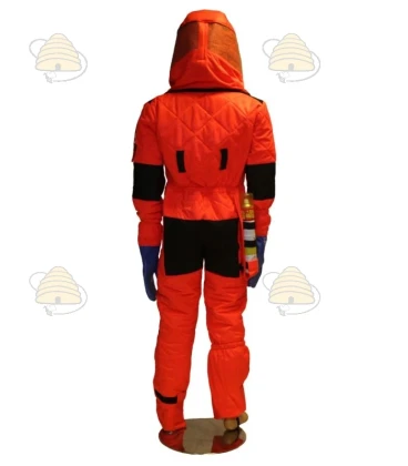 Aziatisch hoornaar pak rood