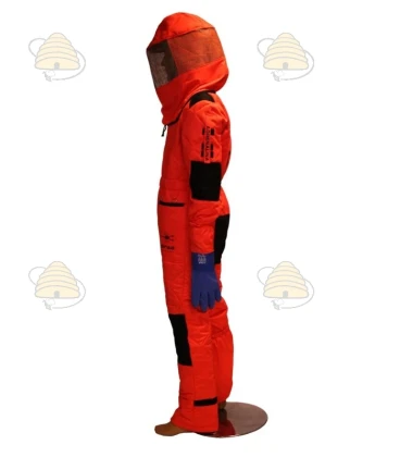 Aziatisch hoornaar pak rood