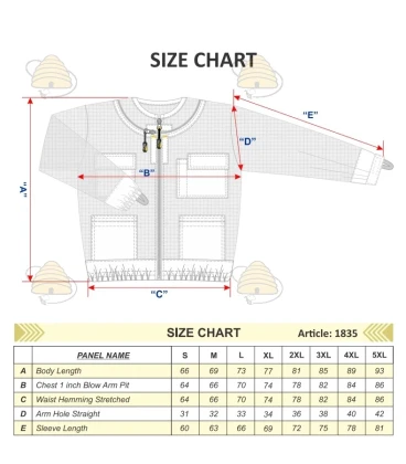 Imkerjack 'AirFree' ronde kap Deluxe (BeeFun)