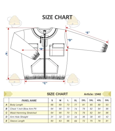 Beekeeper jacket Deluxe, round hood white - BeeFun®