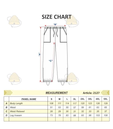 Beekeeper pants Deluxe, white - BeeFun®
