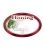 Ovaal rood honingetiket