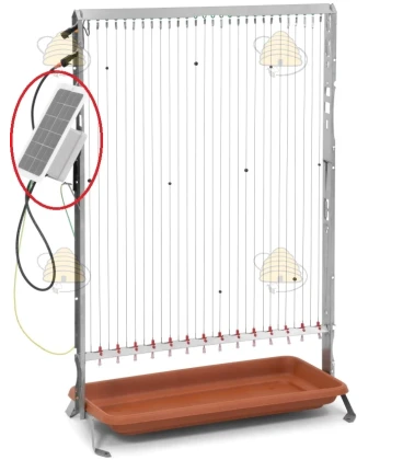 Arpa elettrificatore con pannello solare - per Arpa in acciaio inox