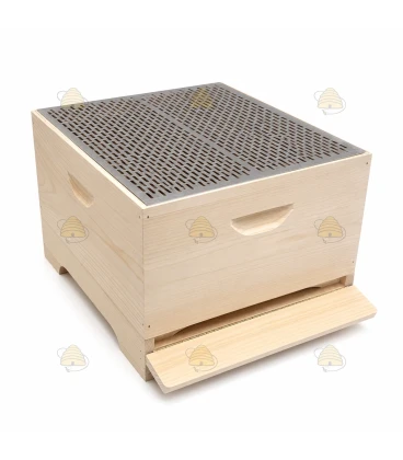 Colmena Spaarkast rejilla excluidora de reinas de aluminio perforado 47 x 42 cm