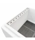 Hardware set Segeberger simplex 10-frame 41.3 cm aluminium/aluminium
