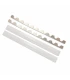Kit de herrajes Segeberger Simplex 10 cuadros 41,3 cm pvc/aluminio