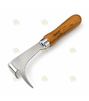 Ramgrepp med skrapa (trähandtag)