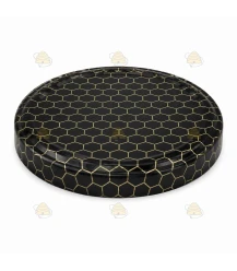 Finitura premium motivo a nido d'ape nero, capsula TO 63 mm, 20 pezzi