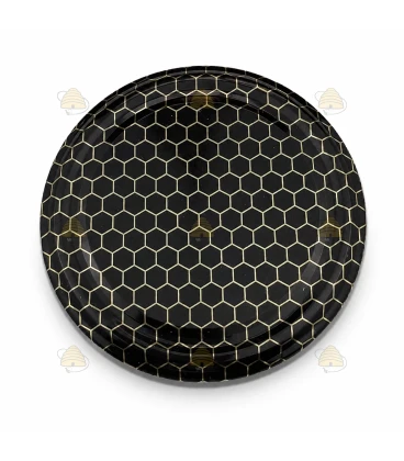 Acabado premium con motivo de panal negro, tapa TO 63 mm, 20 unidades
