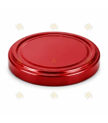 Rødt låg, 63 mm TO , 20 stk
