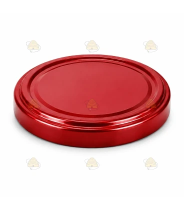 Rødt låg, 63 mm TO , 20 stk