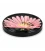 Kasse med låg, bi på rosa marguerit, 63 mm TO - 1440 stk