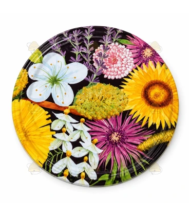 Färgglada blommor, 63 mm TO-lock, 60 st
