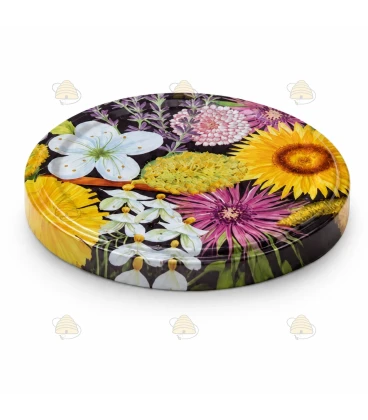 Färgglada blommor, 63 mm TO-lock, 60 st