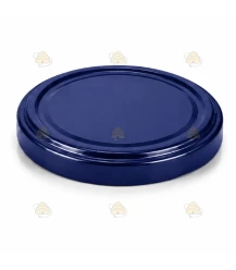 Blåt låg, 63 mm TO , 20 stk.