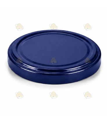 Blåt låg, 63 mm TO , 20 stk.