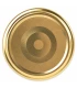 Guldfärgat lock, 63 mm TO (klickknapp / RSB), 20 st