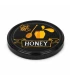 Lokk svart & gul "Honey", 82 mm TO-lokk, 12 stk