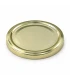Lid 82 mm gold-colored, twist-off lid, 12 pieces