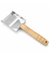 Wooden uncapping fork with support