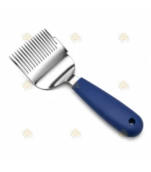 Extra-sturdy blue uncapping fork
