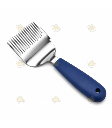 Extra-sturdy blue uncapping fork
