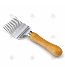 Afseglingsgaffel med bøjede tænder træ