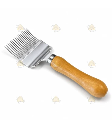 Uncapping fork curved tines wood