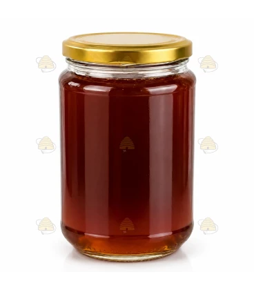 Rundt glas 750ml / 1kg, med låg
