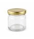 Rundt glas 41 ml / 50 g, med låg