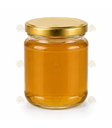 Rundt glass 212ml / 250g, med lokk