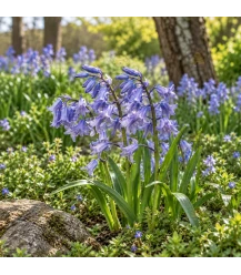 [OLD] Hyacinth Spanish blue 7 bulbs (flower bulbs, organic)
