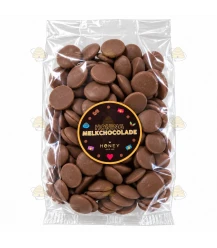 Honning mælkechokolade minis