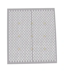 Spaarkast 47 x 41cm alu. geperf. koninginnerooster