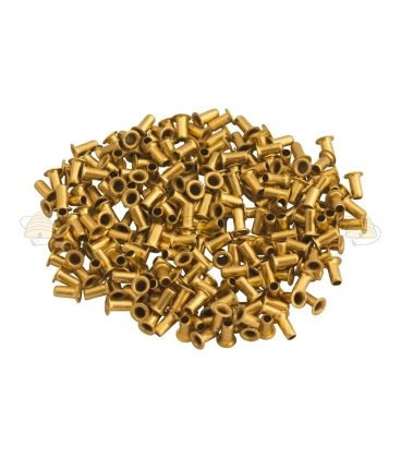 Eyelets 7,500 pcs. 6x3 yellow copper (messsing)