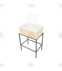 Stelling/tafel voor ontzegelbak