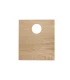 Dekplank extra dik 8 mm (voeropening voor, midden of zonder) FSC