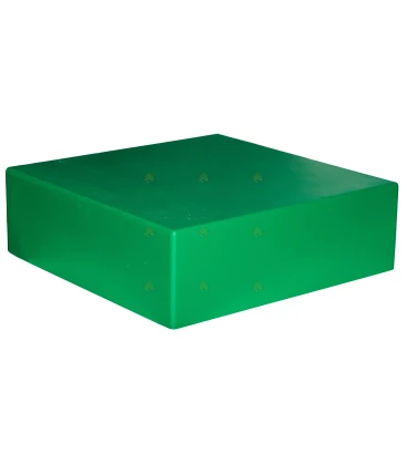 Roof savings cabinet green lacquered polystyrene