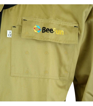 Beekeeper jacket Deluxe, round hood khaki - BeeFun®