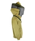 Beekeeper jacket Deluxe, round hood khaki - BeeFun®