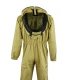 Beekeeper coverall Premium, English hood khaki - BeeFun®